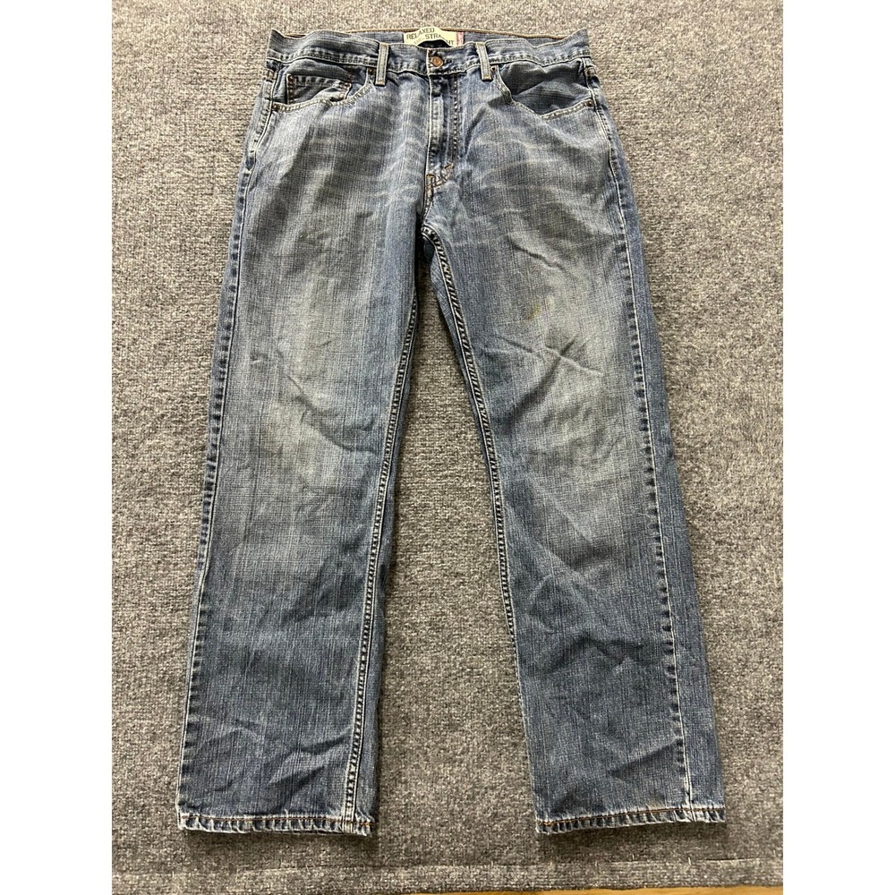 Levis Jeans Mens Size 36x32 Blue 559 Relaxed Straight Fit Cotton Denim Casual